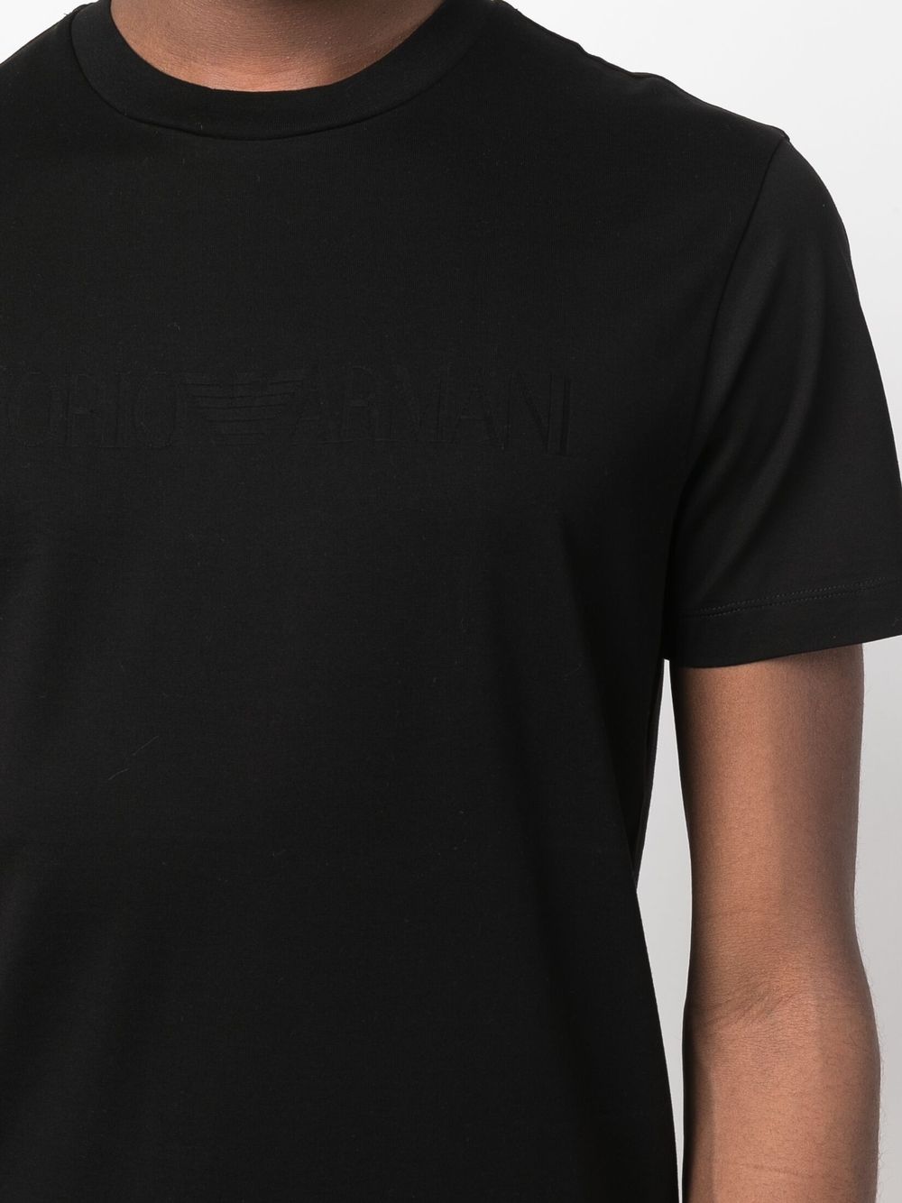 Emporio Armani T-Shirts And Polos Nero Cotton
