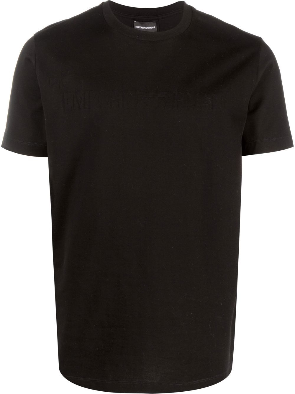 Emporio Armani T-Shirts And Polos Nero Cotton
