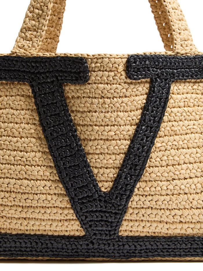 Valentino Garavani Bags Black Synthetic Raffia