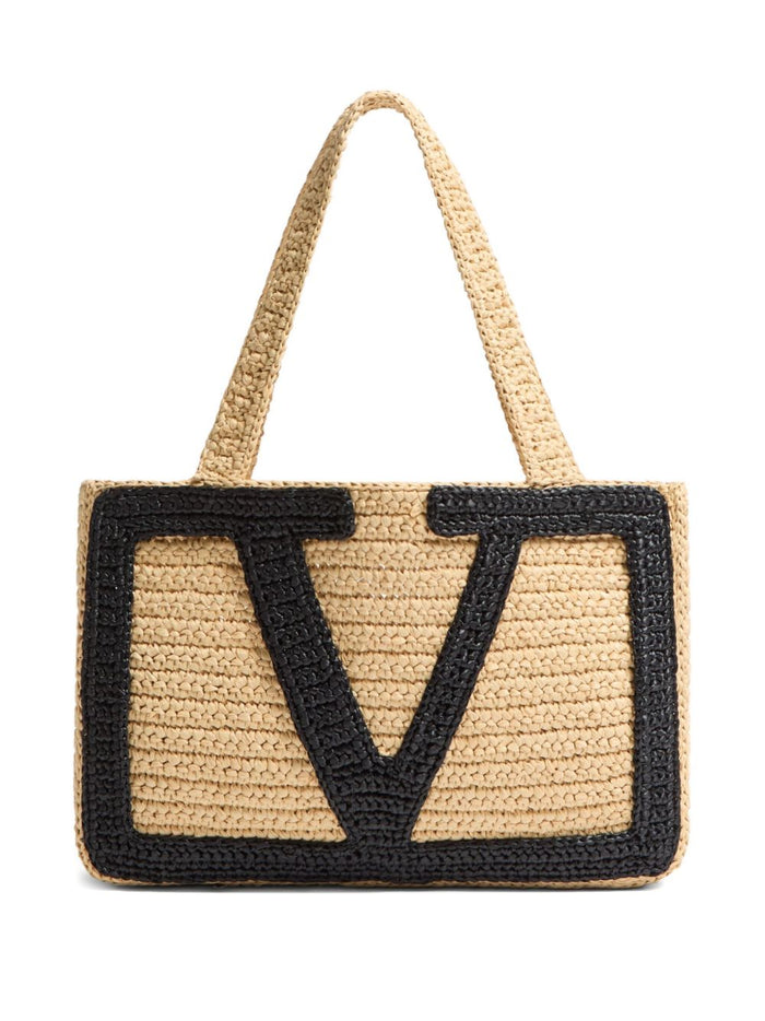 Valentino Garavani Bags Black Synthetic Raffia