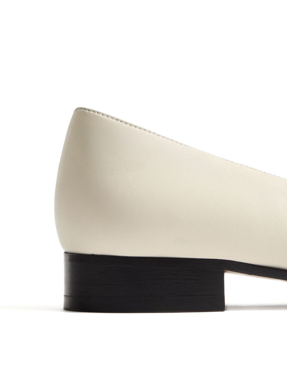 Valentino Garavani Flat Shoes White Calf Leaher