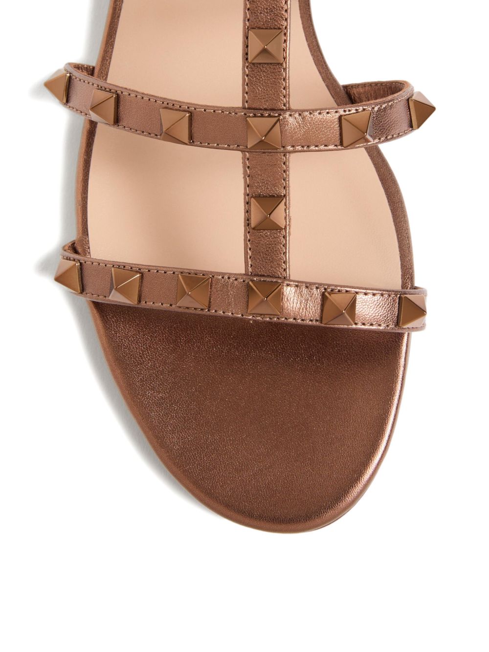 Valentino Garavani Sandals Brown Calf Leather