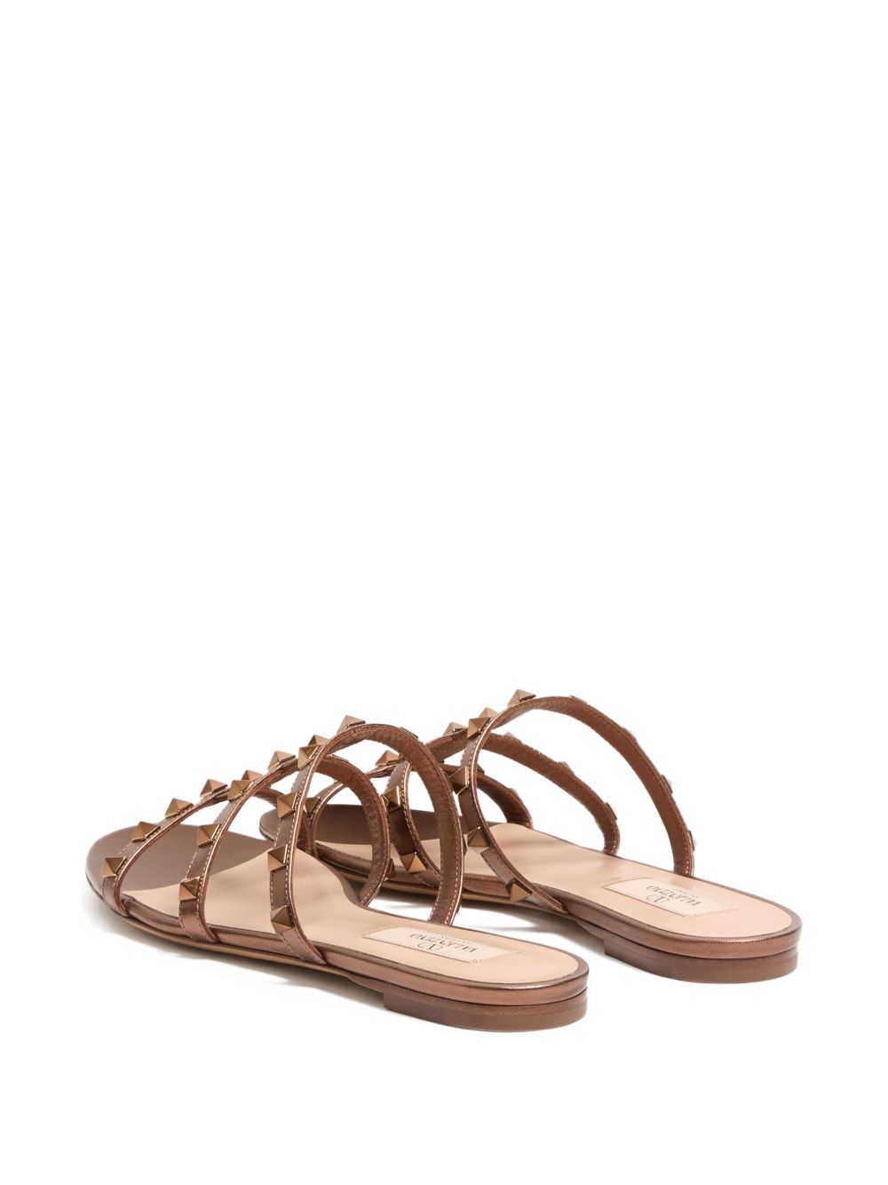 Valentino Garavani Sandals Brown Calf Leather