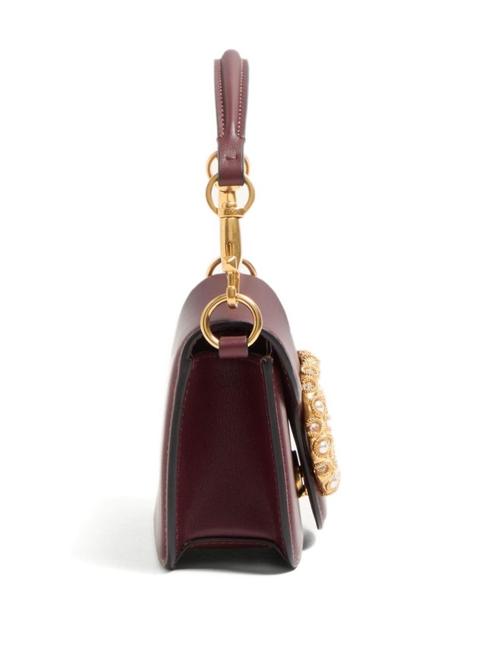Valentino Garavani Bags Bordeaux Calf Leather