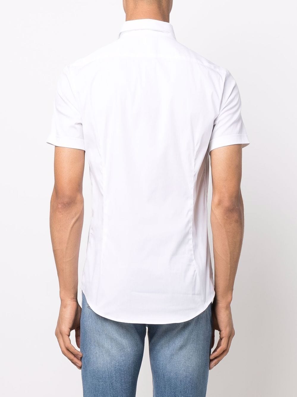 Emporio Armani Shirts Bianco Polyamide