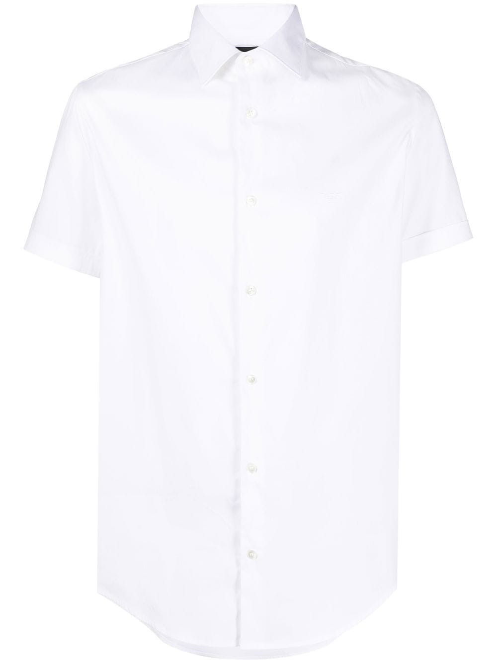 Emporio Armani Shirts Bianco Polyamide