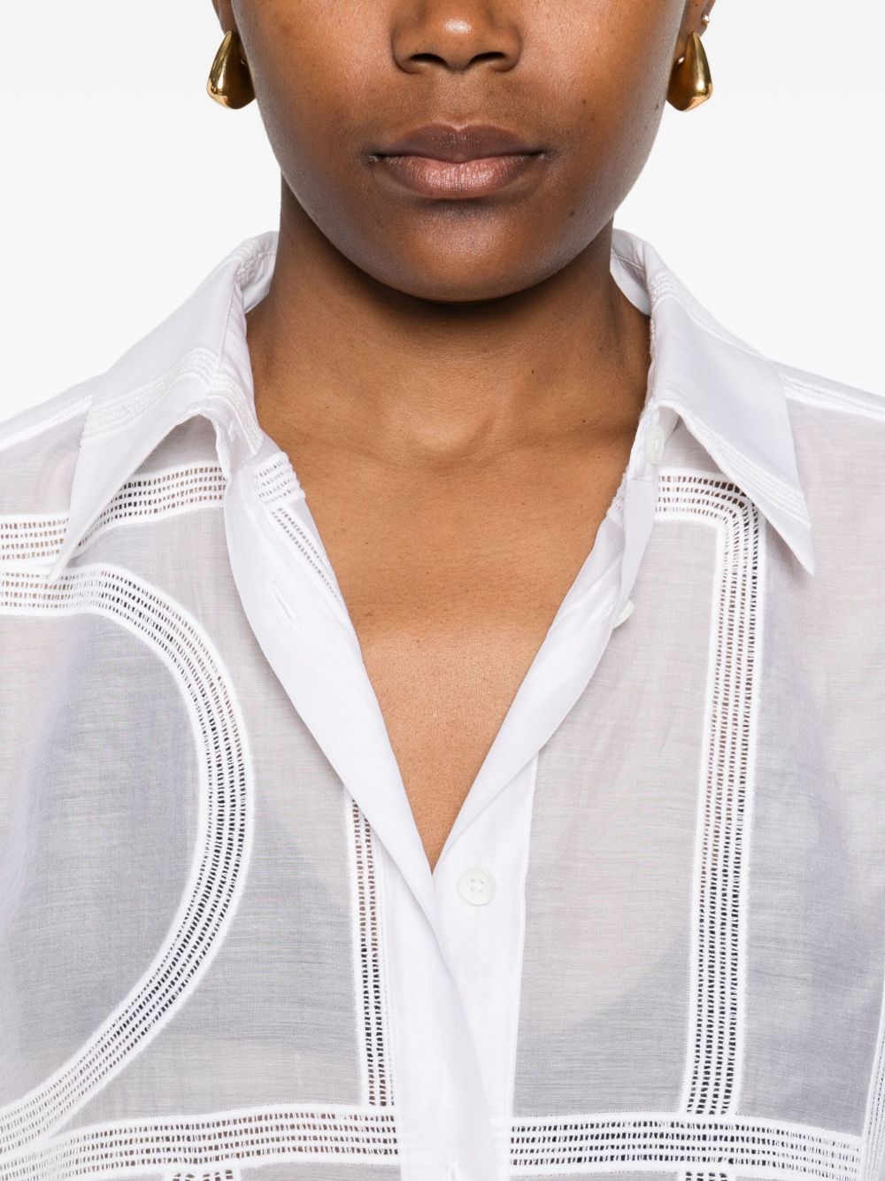 Toteme Pre Shirts White Cotton Organic