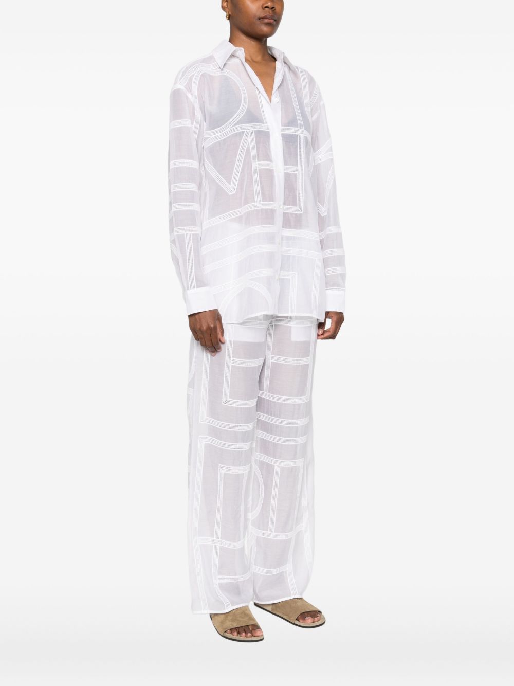 Toteme Pre Shirts White Cotton Organic