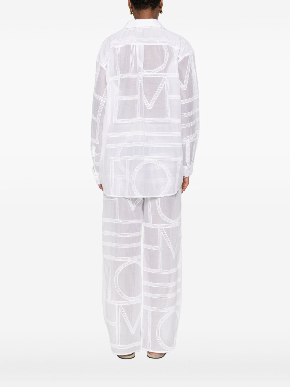 Toteme Pre Shirts White Cotton Organic