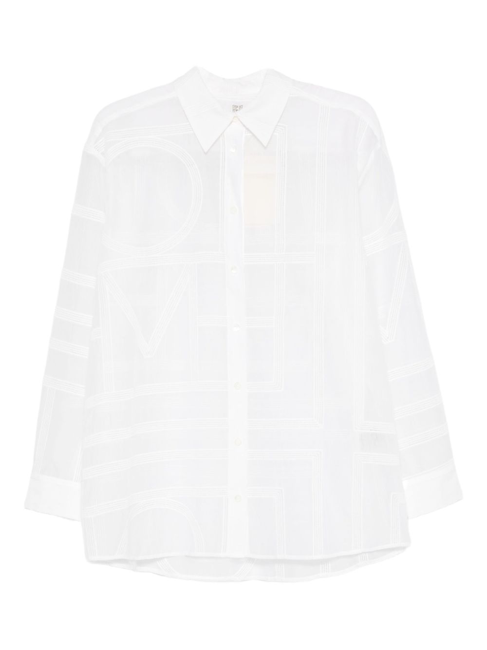 Toteme Pre Shirts White Cotton Organic