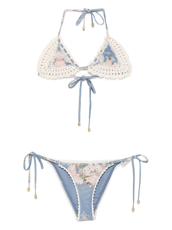 Zimmermann Sea Clothing Clear Blue Polyamide Elastane