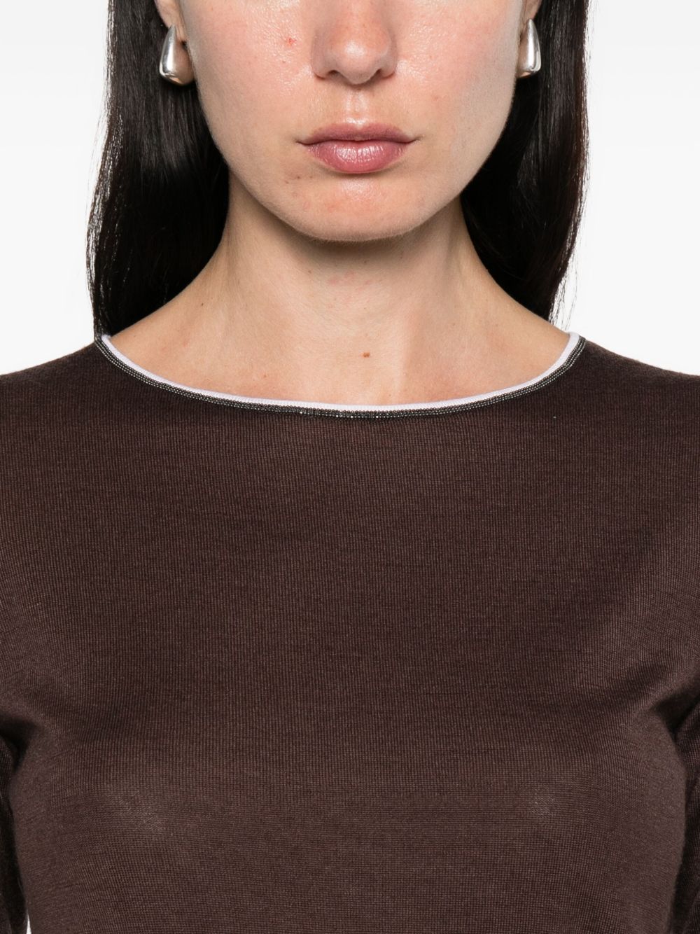 Brunello Cucinelli Sweaters Marrone Cashmere