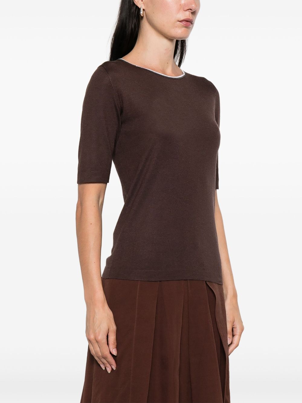 Brunello Cucinelli Sweaters Marrone Cashmere