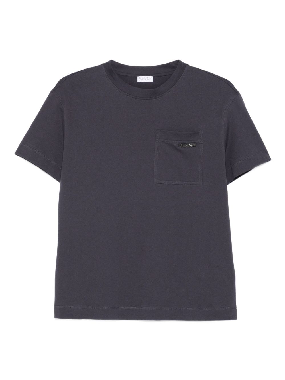 Brunello Cucinelli T-Shirts And Polos Blu Eco Brass