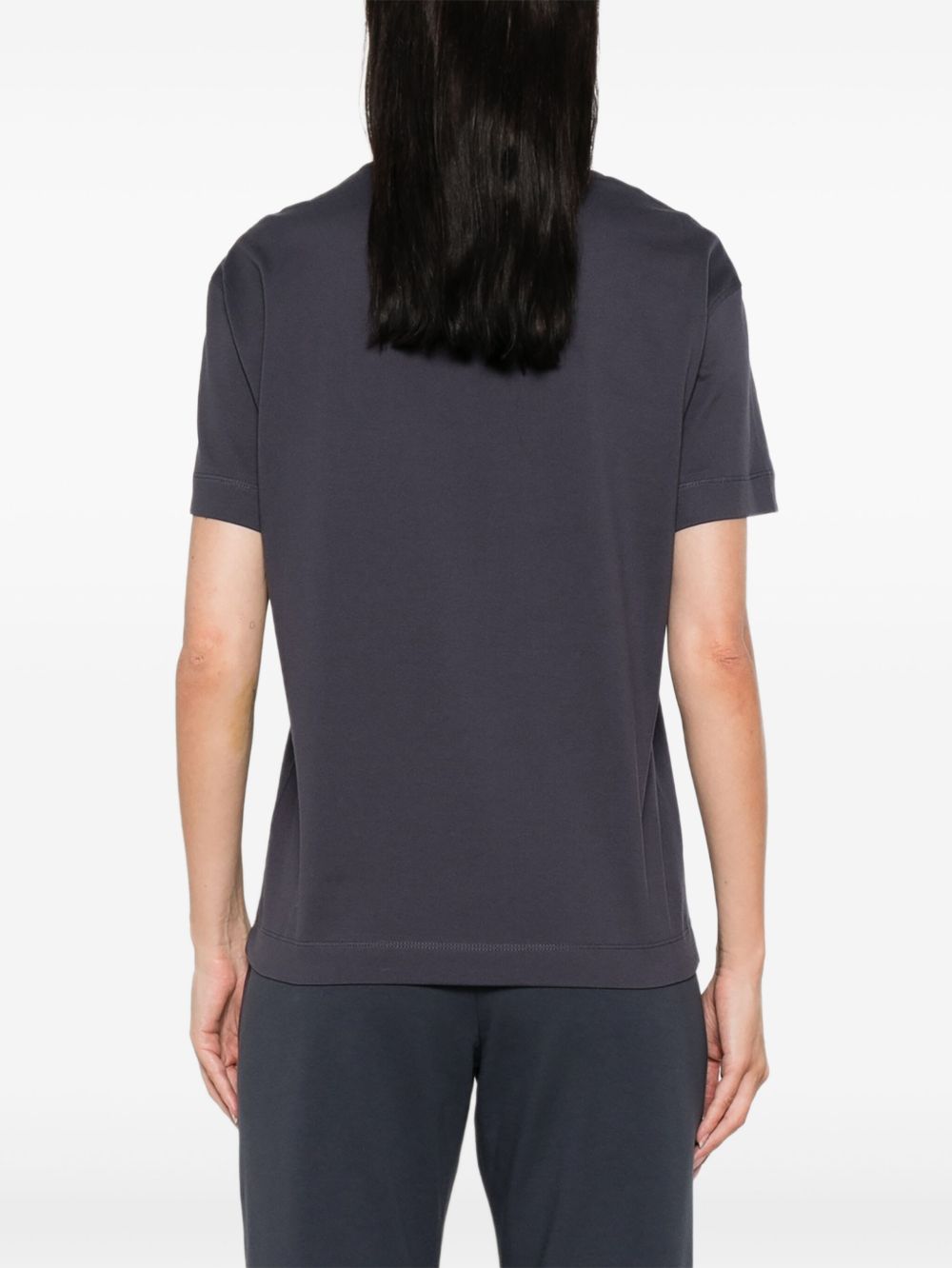 Brunello Cucinelli T-Shirts And Polos Blu Eco Brass