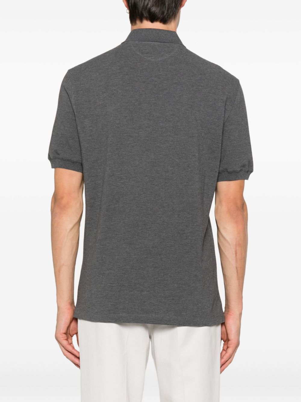 Brunello Cucinelli T-Shirts And Polos Grigio Scuro Cotton