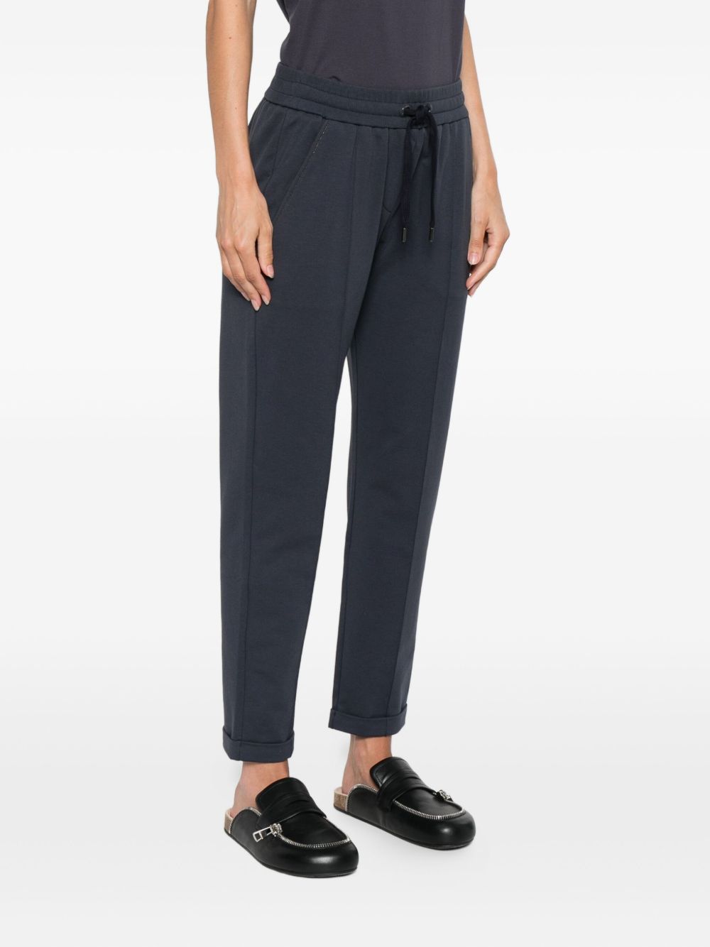Brunello Cucinelli Trousers Blu Eco Brass