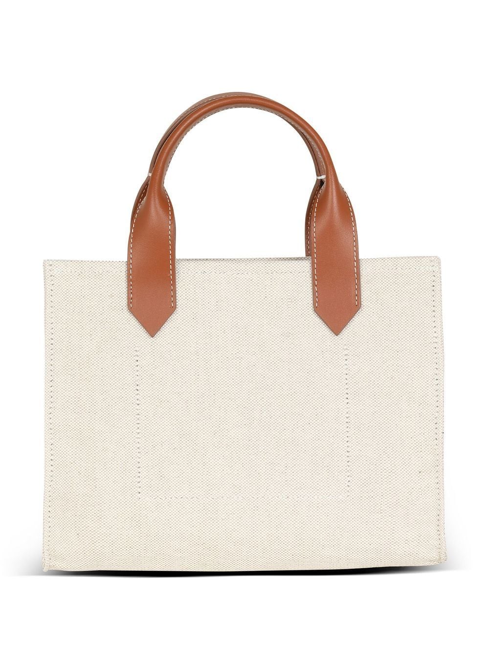 Balmain Bags Leather Brown Coton Lin