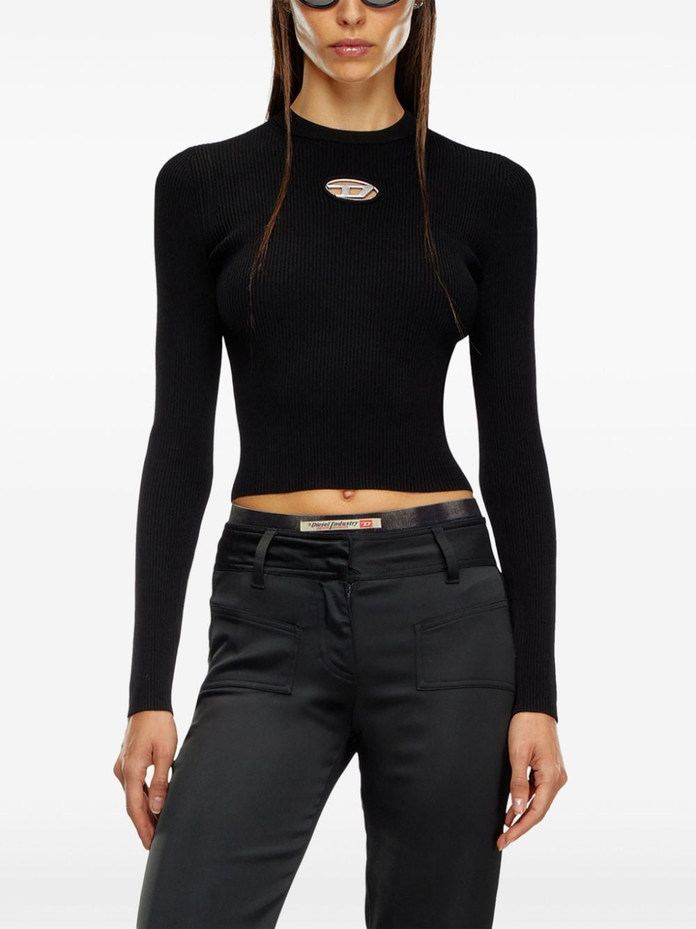 Diesel Sweaters Black Viscose