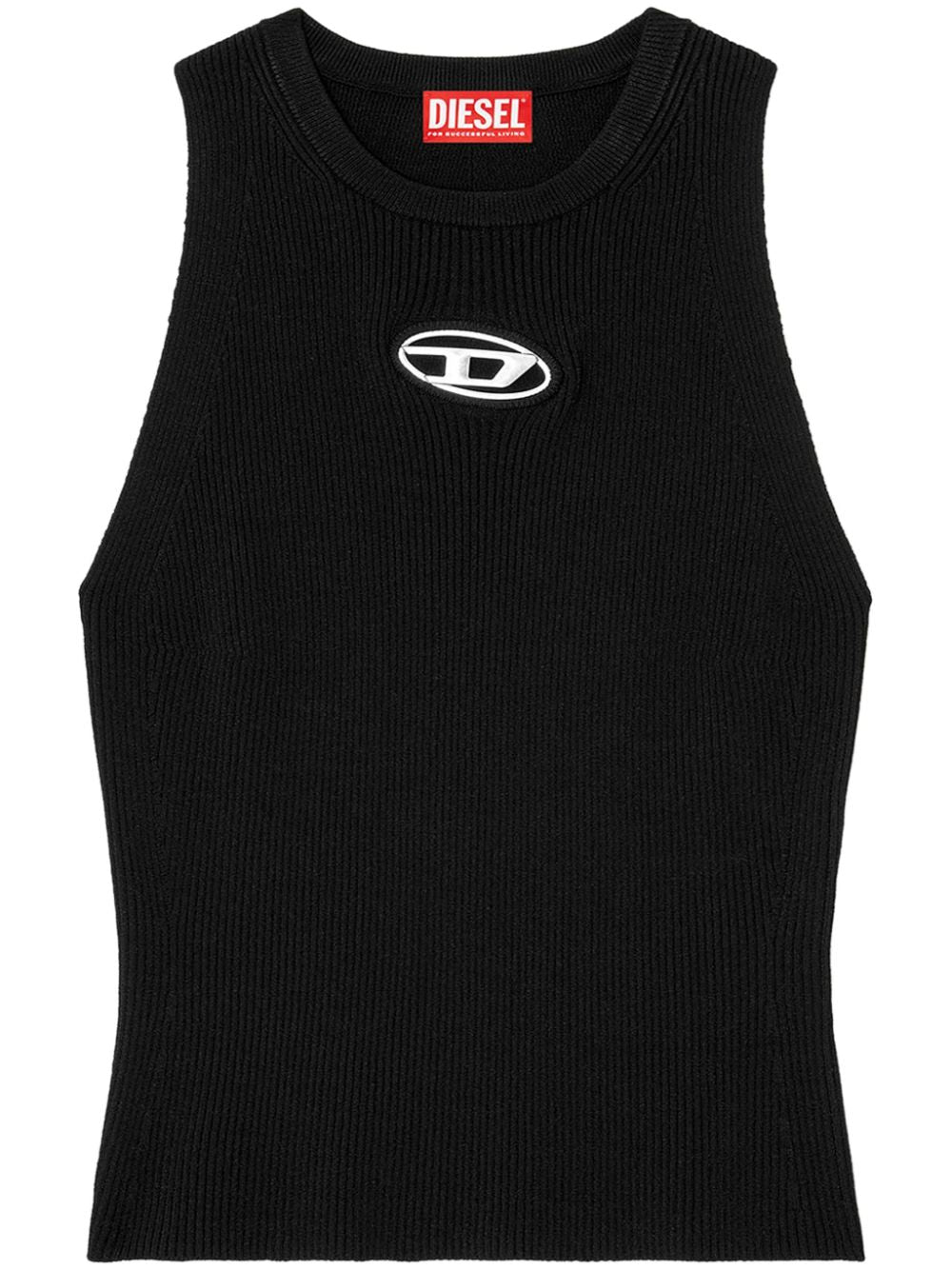 Diesel Top Black Viscose