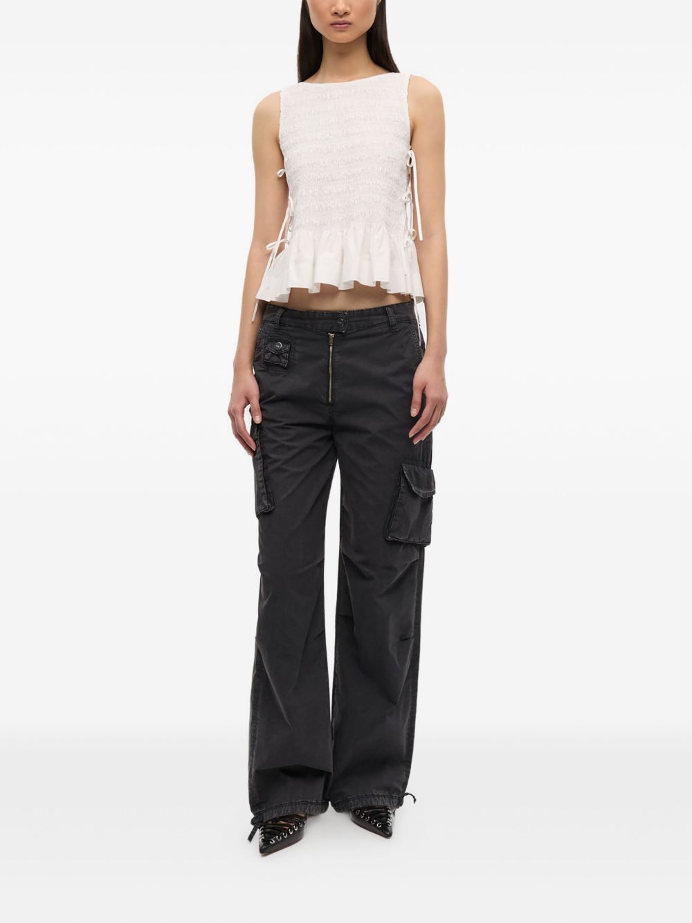 Ganni Trousers Grey