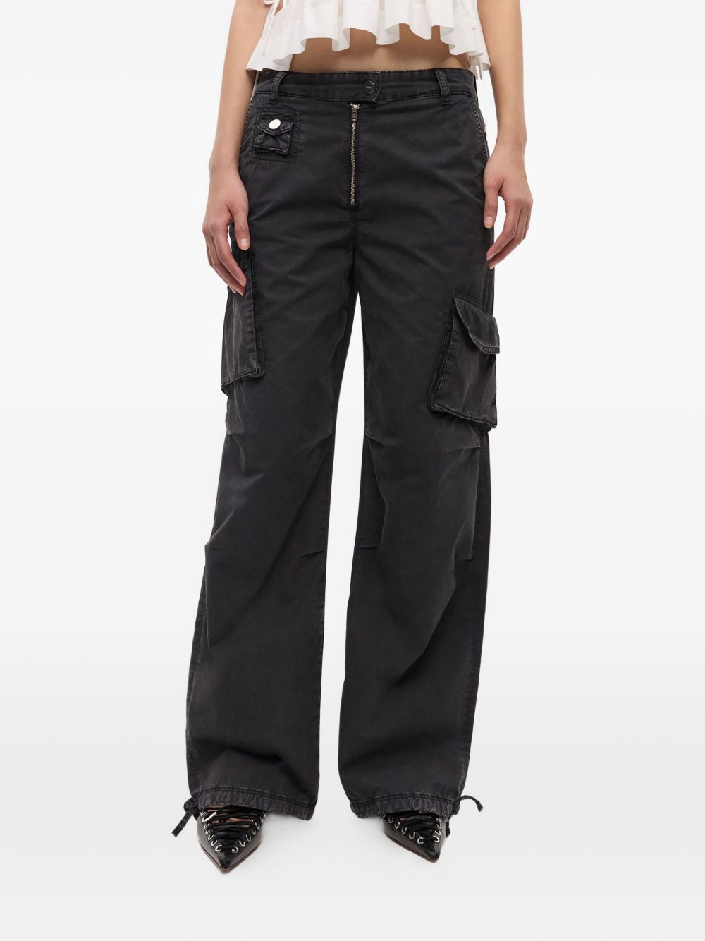 Ganni Trousers Grey