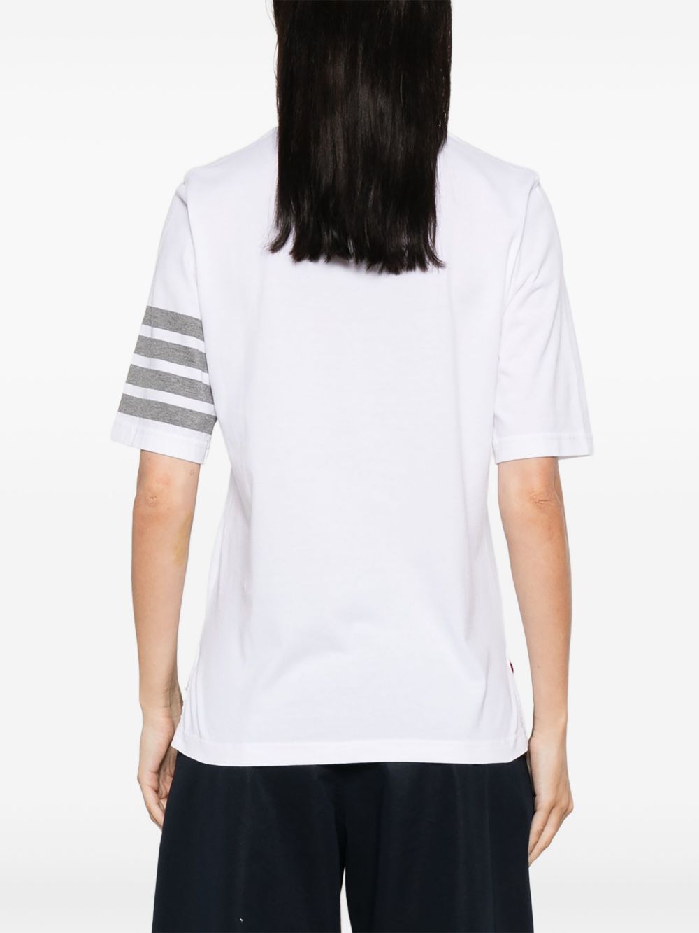 Thom Browne T-Shirts And Polos Bianco Self: Sustainable Cotton