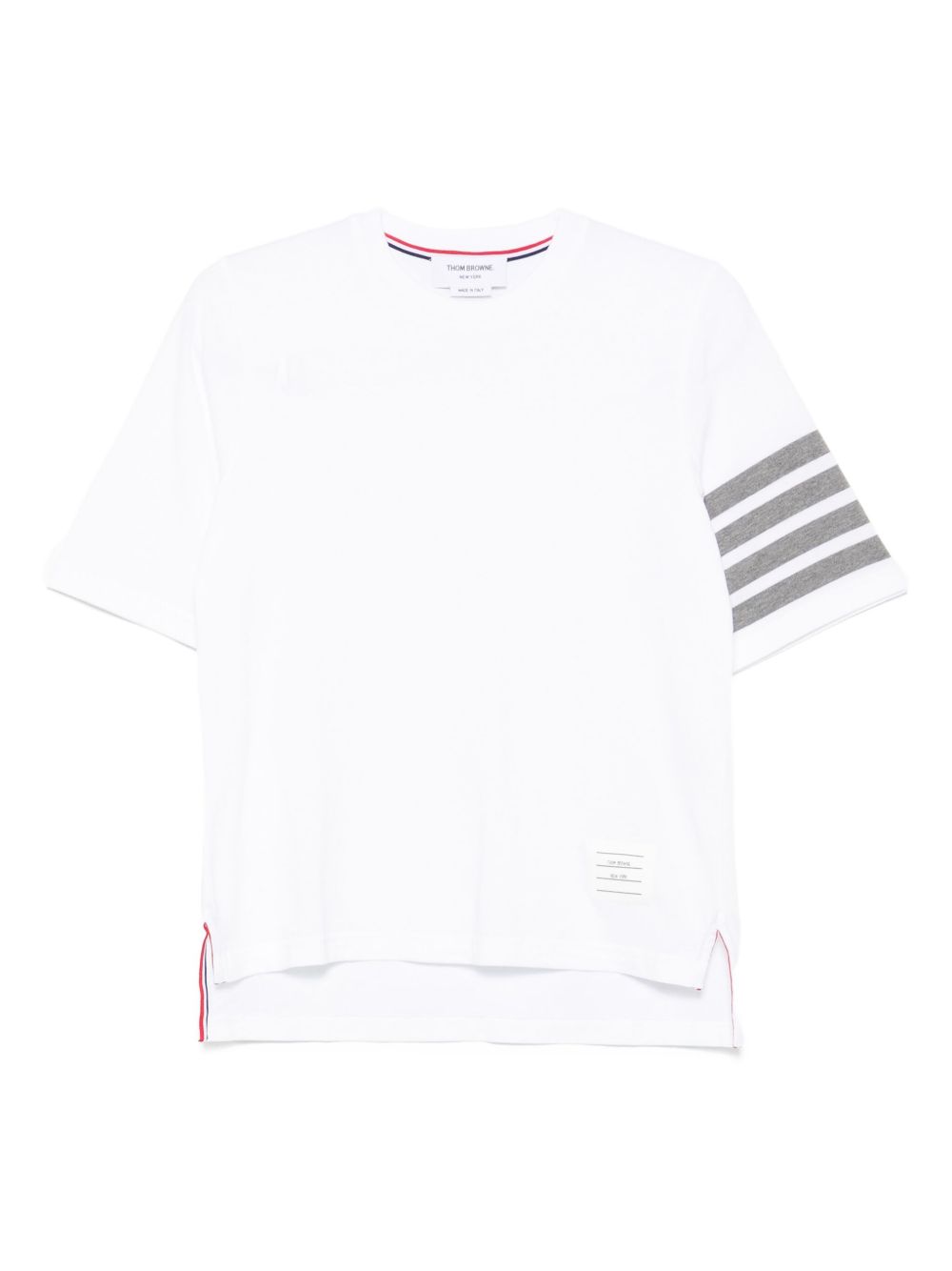 Thom Browne T-Shirts And Polos Bianco Self: Sustainable Cotton