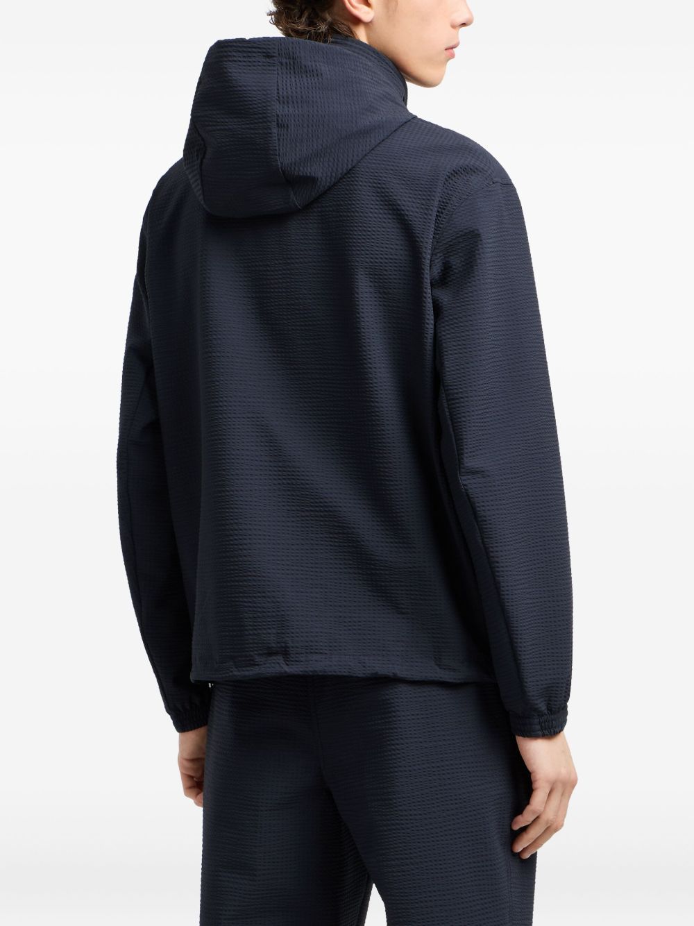 Emporio Armani Coats Blu Polyamide