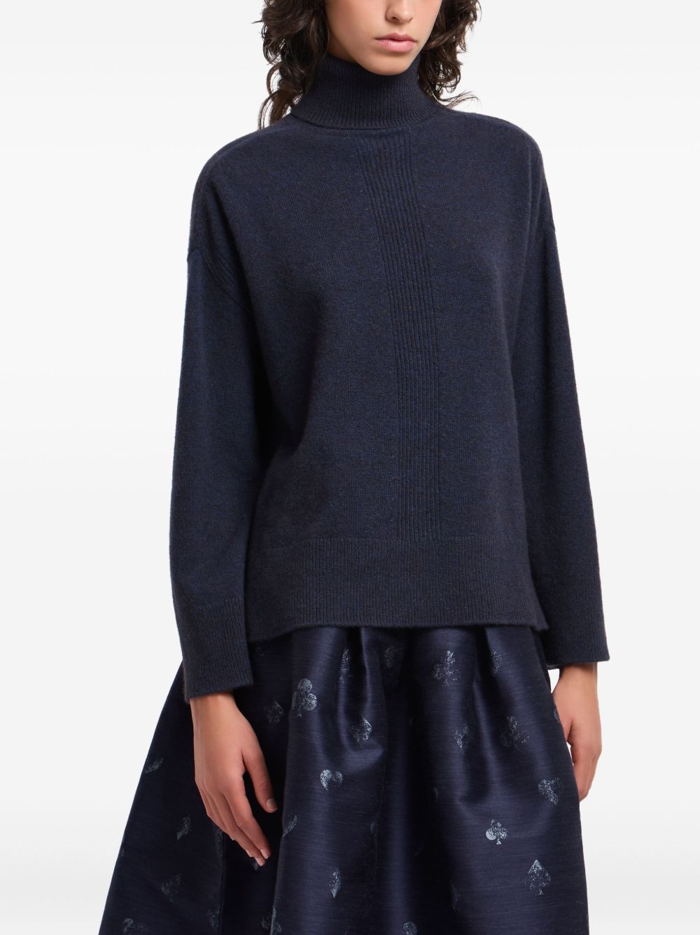 Emporio Armani Sweaters Bluette Virgin Wool