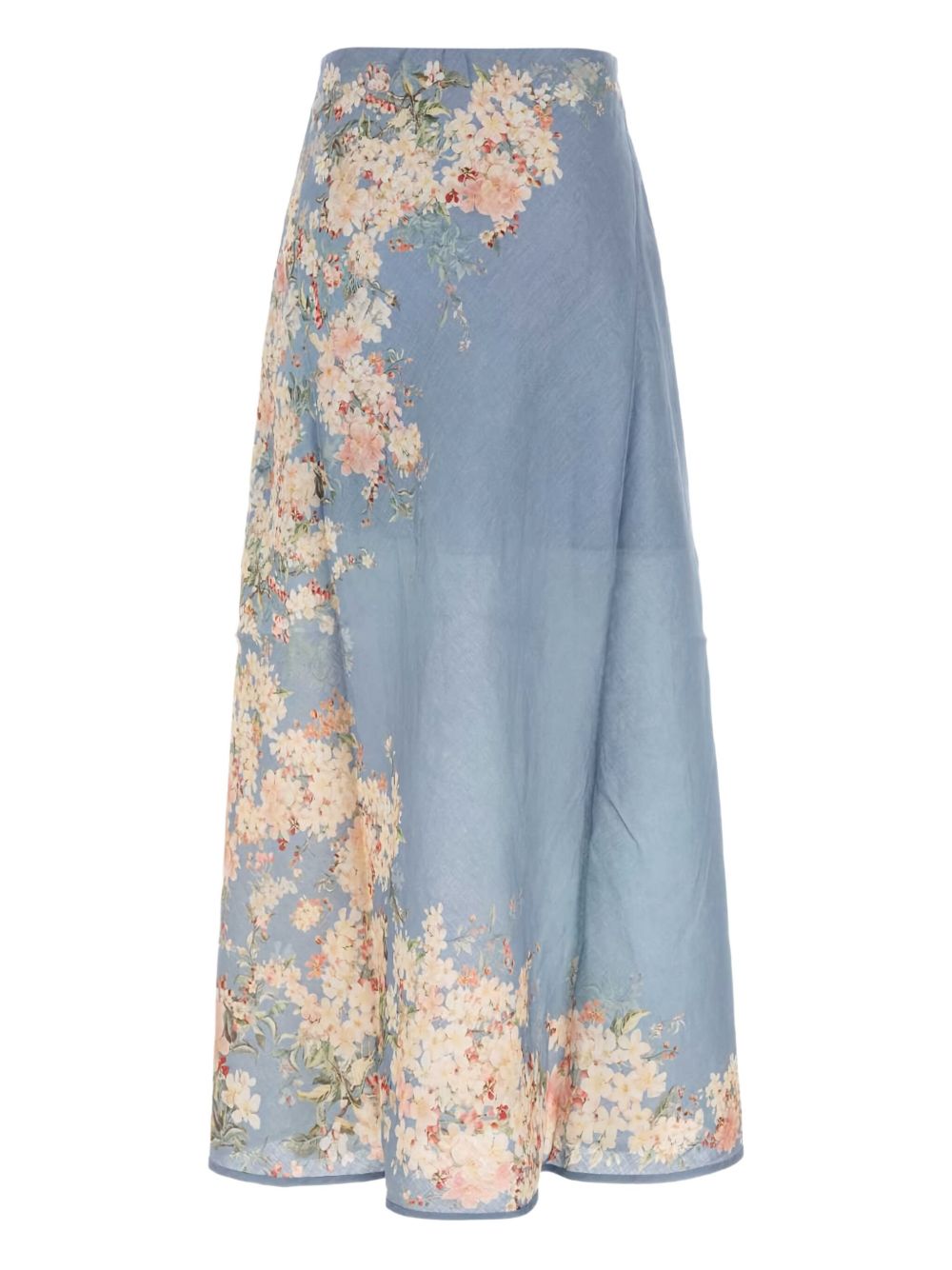 Zimmermann Skirts Clear Blue Linen