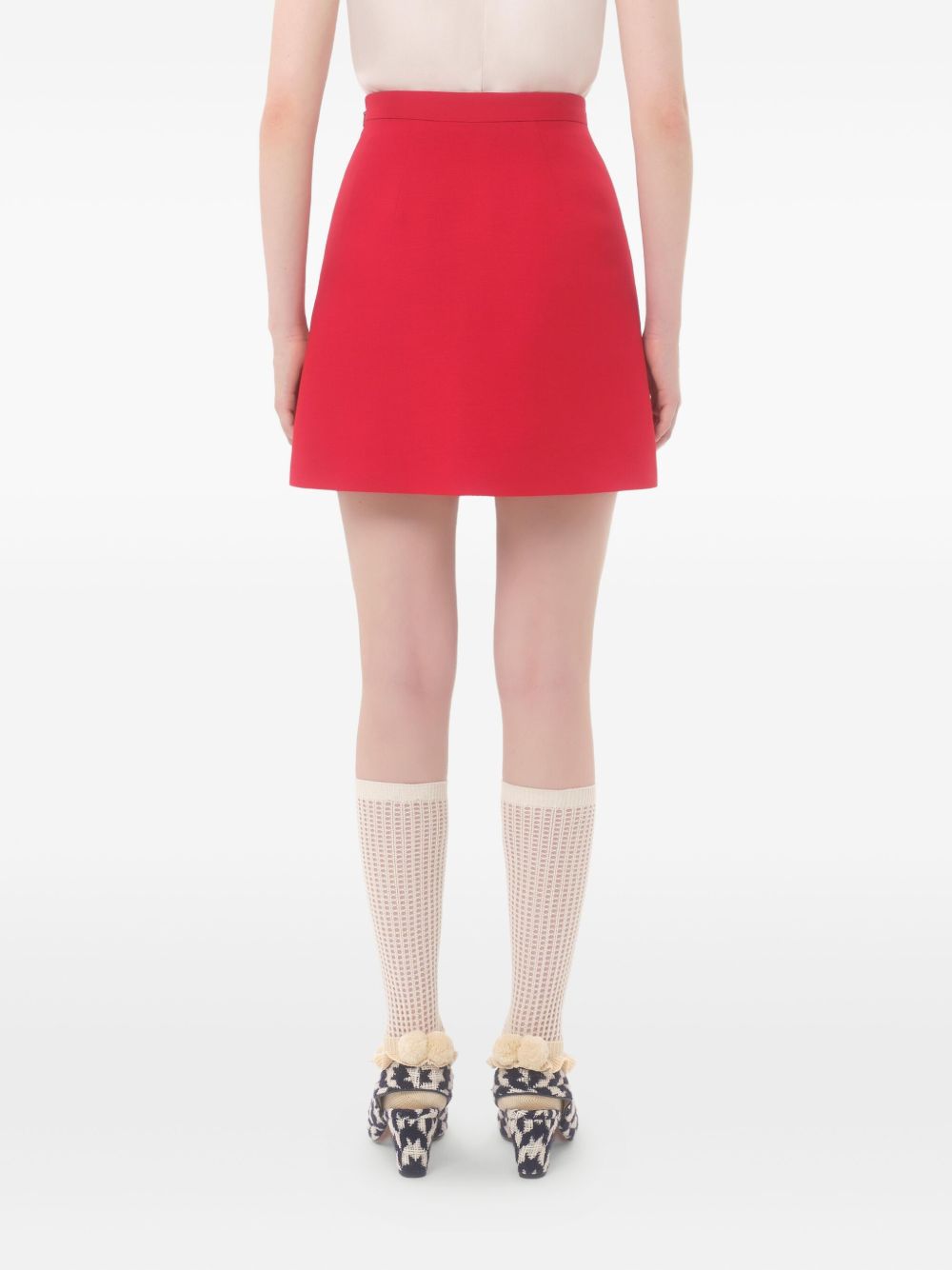 Valentino Skirts Red Cotton