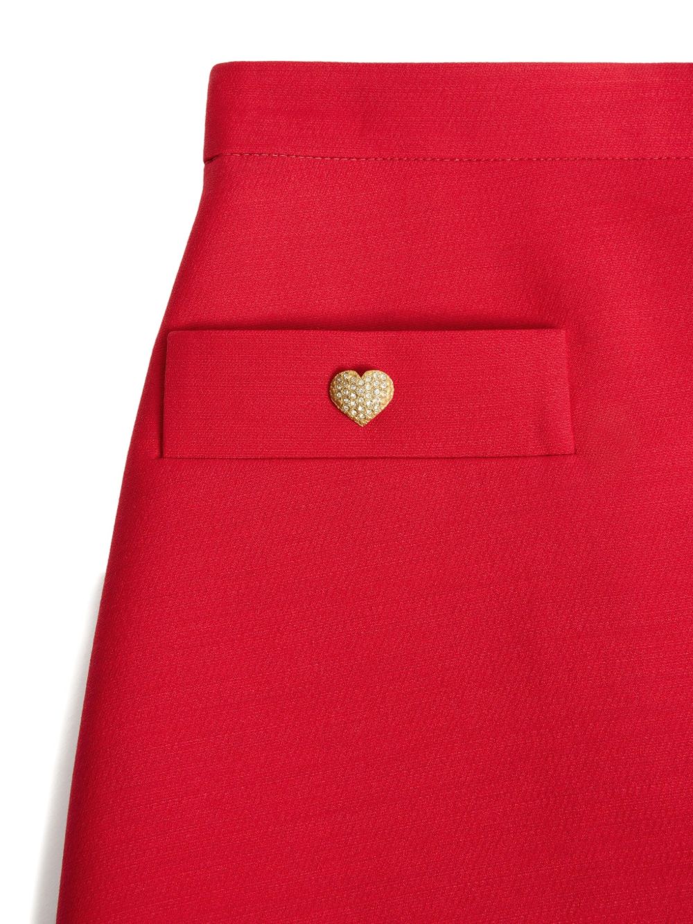 Valentino Skirts Red Cotton