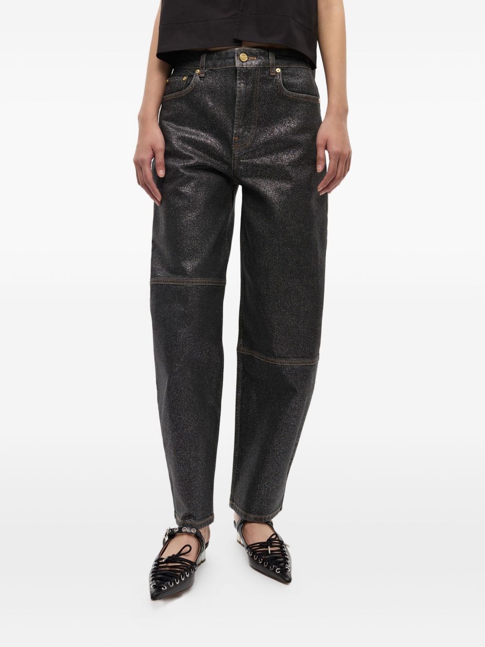 Ganni Jeans Black