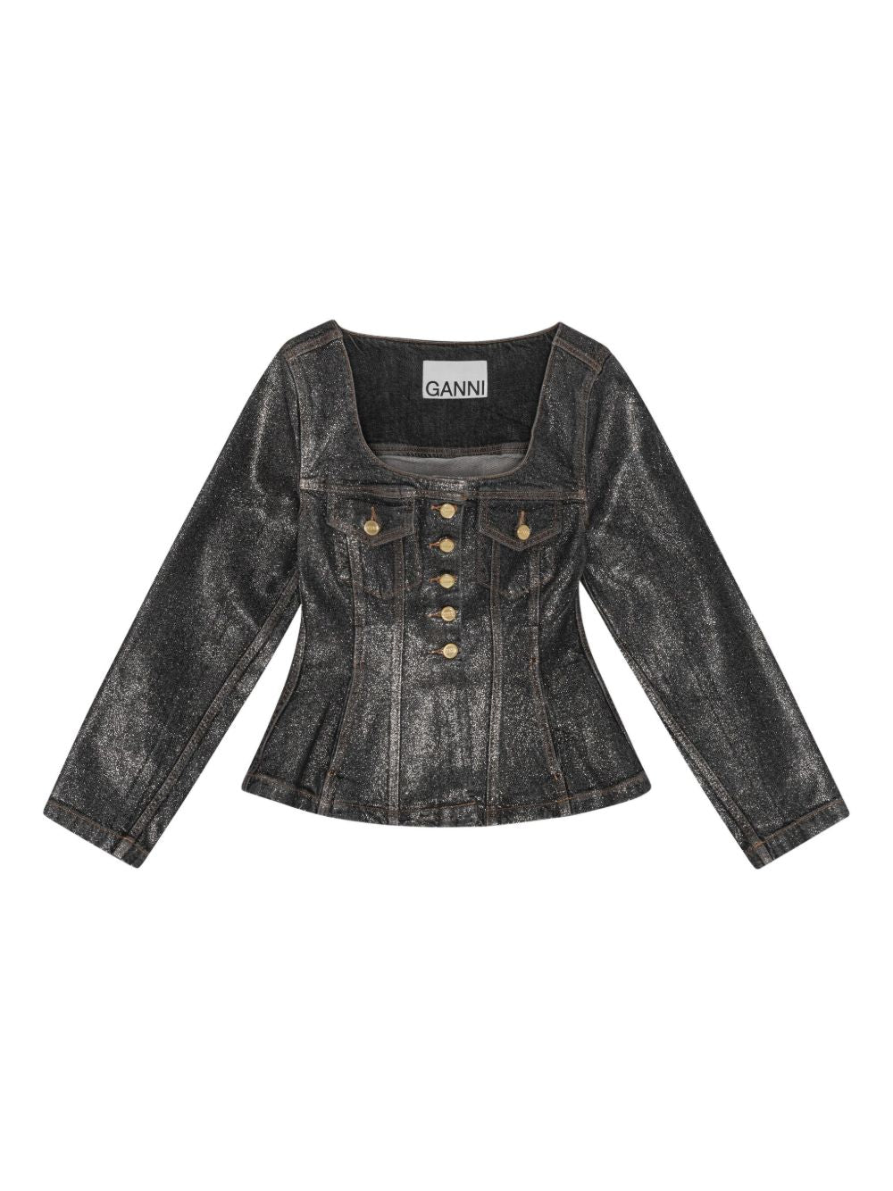 Ganni Jackets Black