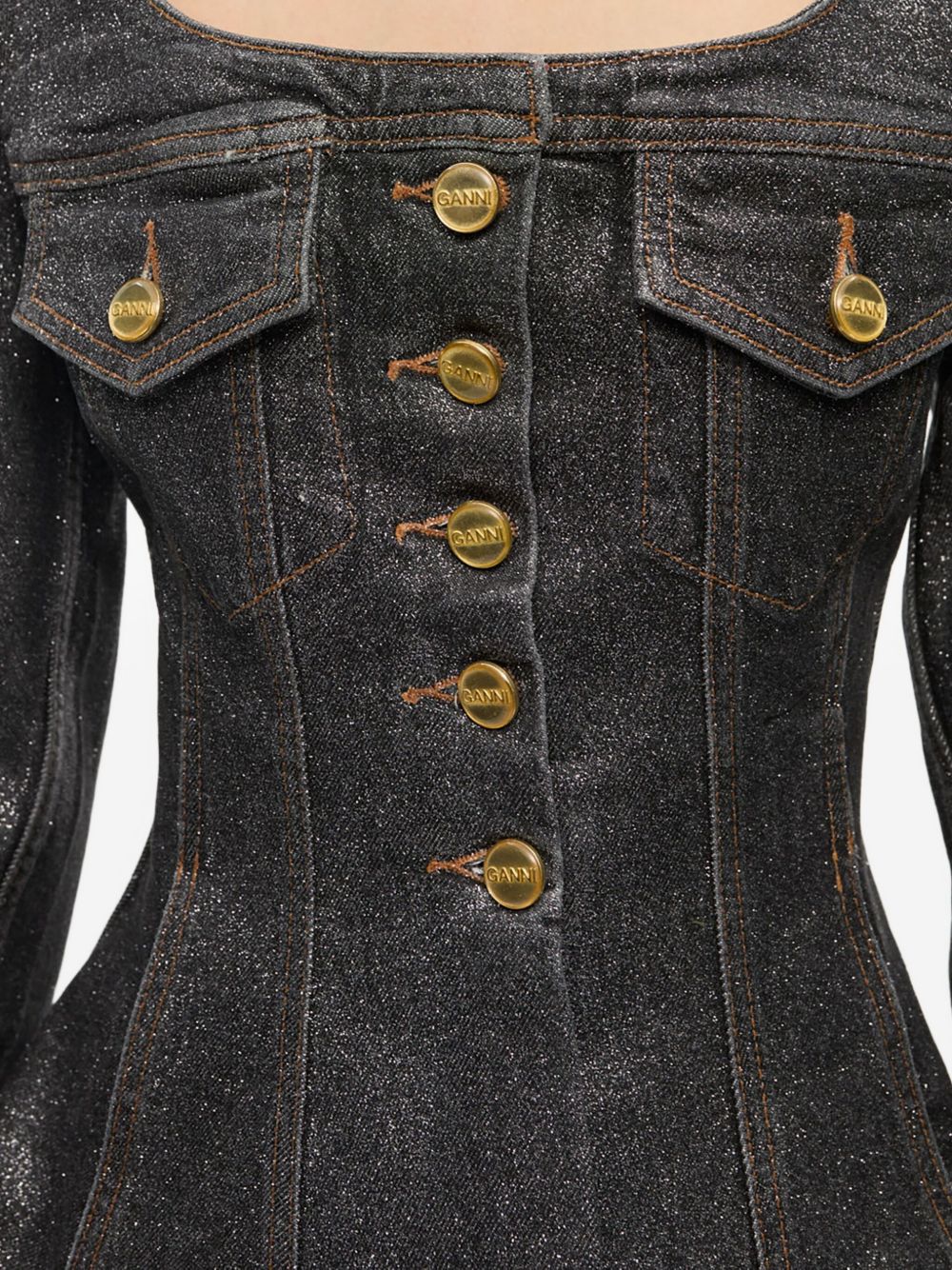 Ganni Jackets Black