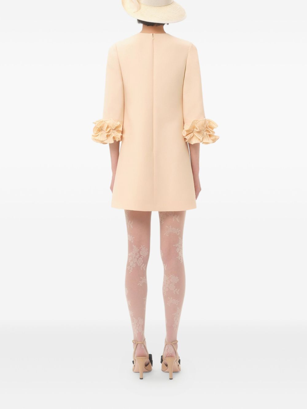 Valentino Dresses Beige Wool