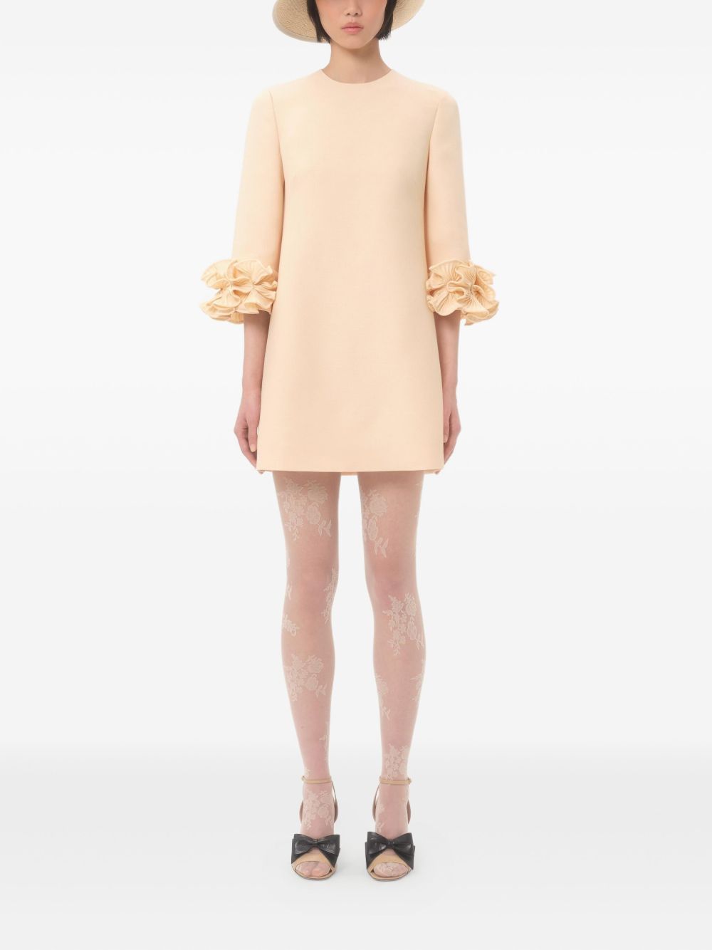 Valentino Dresses Beige Wool