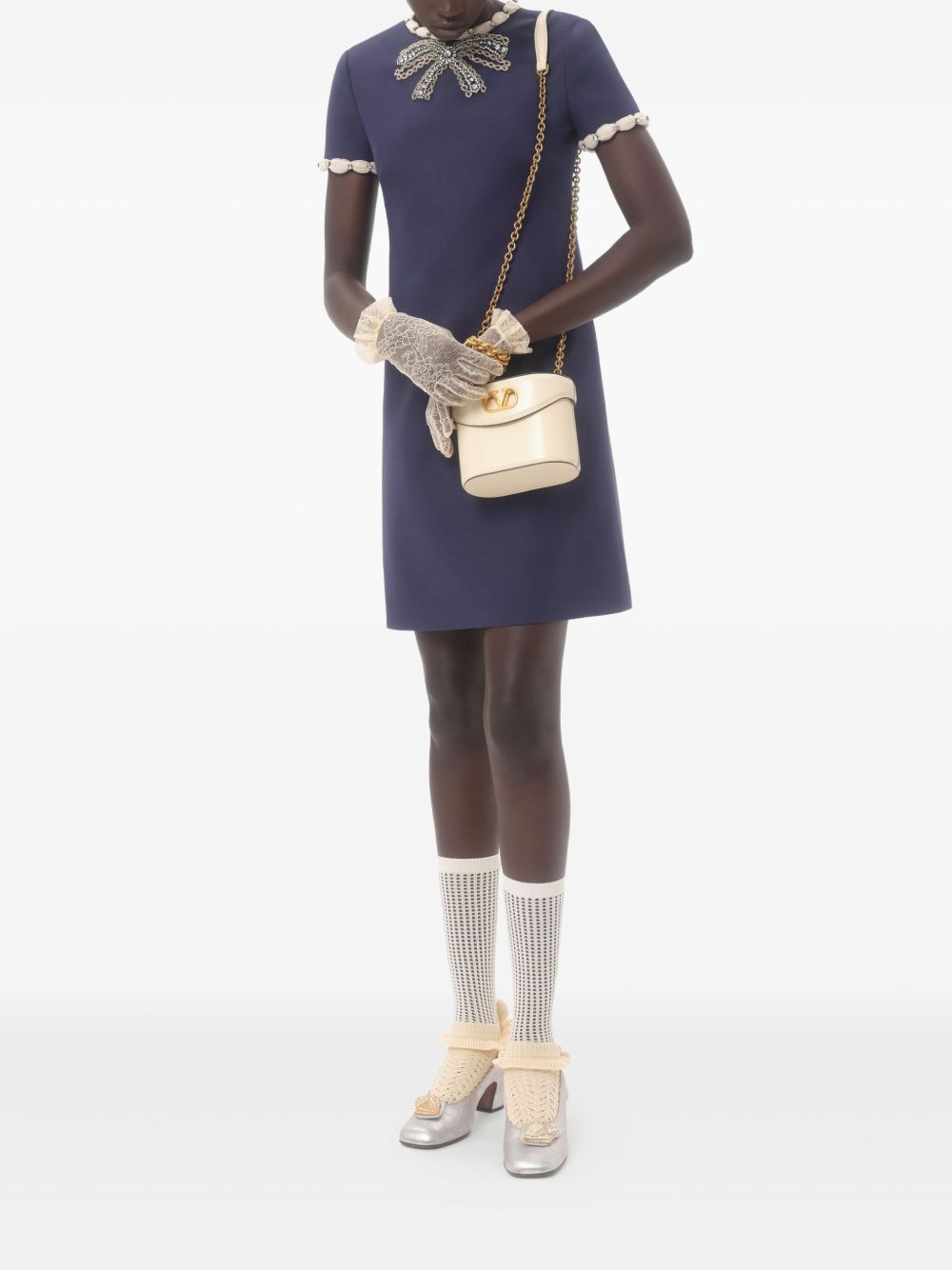Valentino Dresses Blue Wool