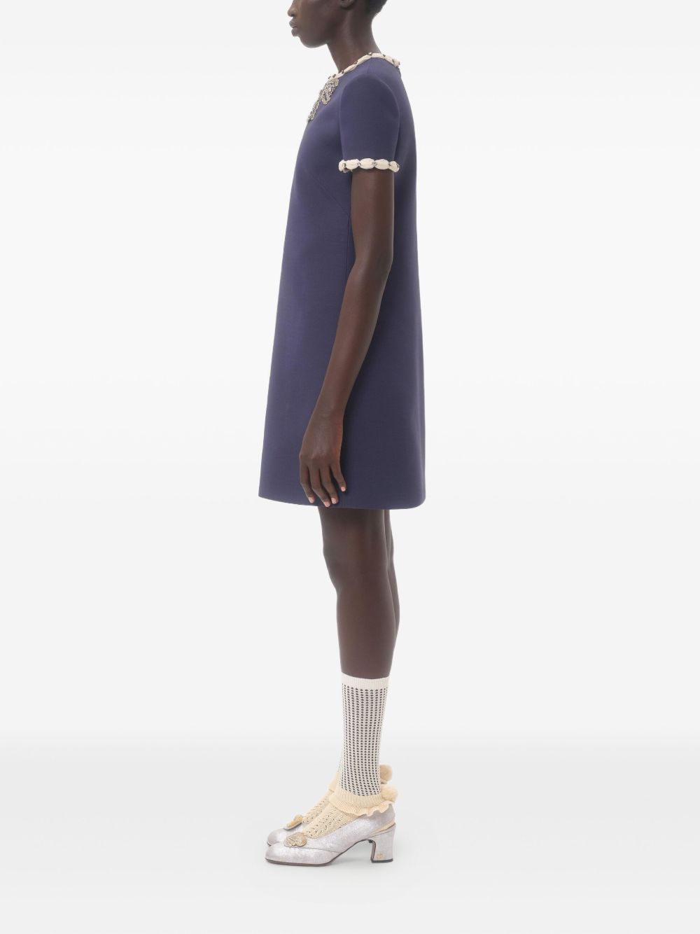 Valentino Dresses Blue Wool