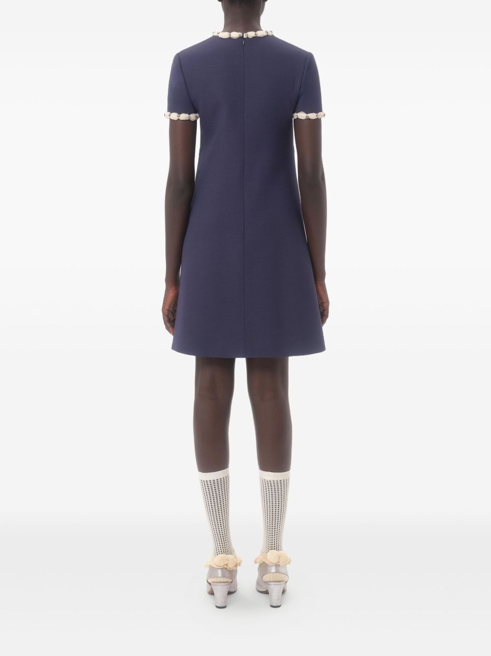 Valentino Dresses Blue Wool