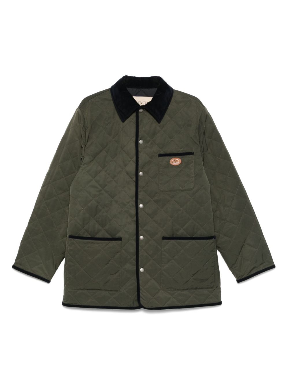 Valentino Jackets Green Calf Leather