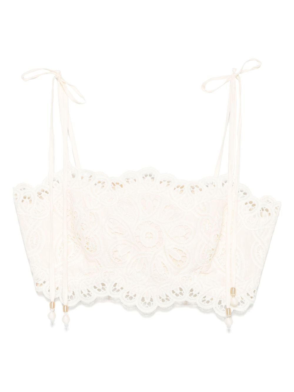 Zimmermann Top Ivory Polyester