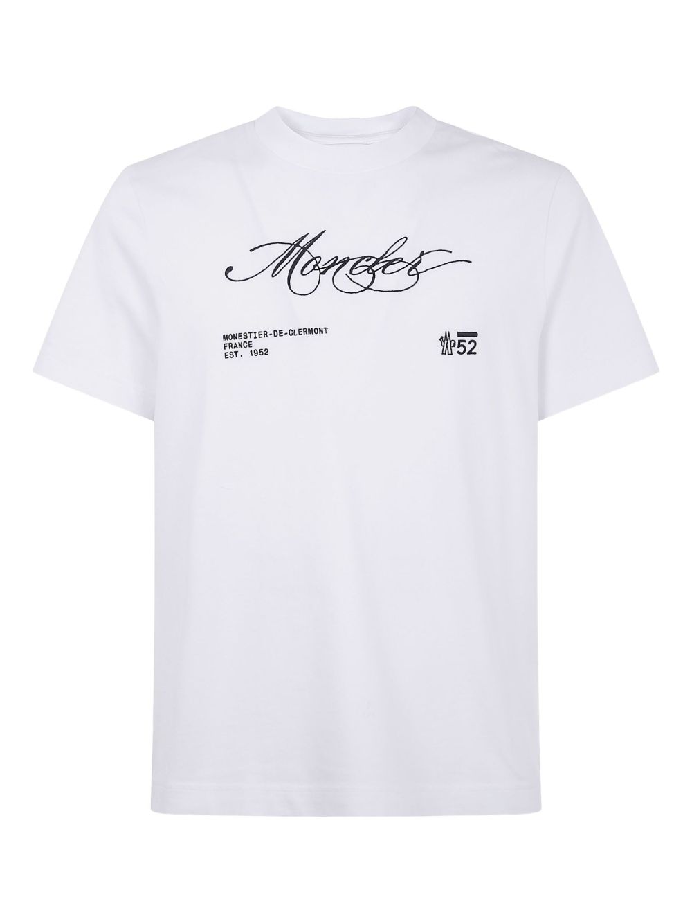 Moncler T-Shirts And Polos White Base Fabric: Cotton