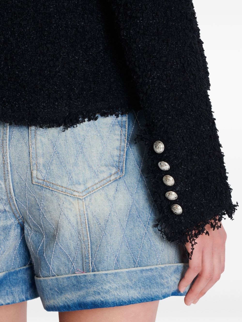 Balmain Jackets Black Polyamide
