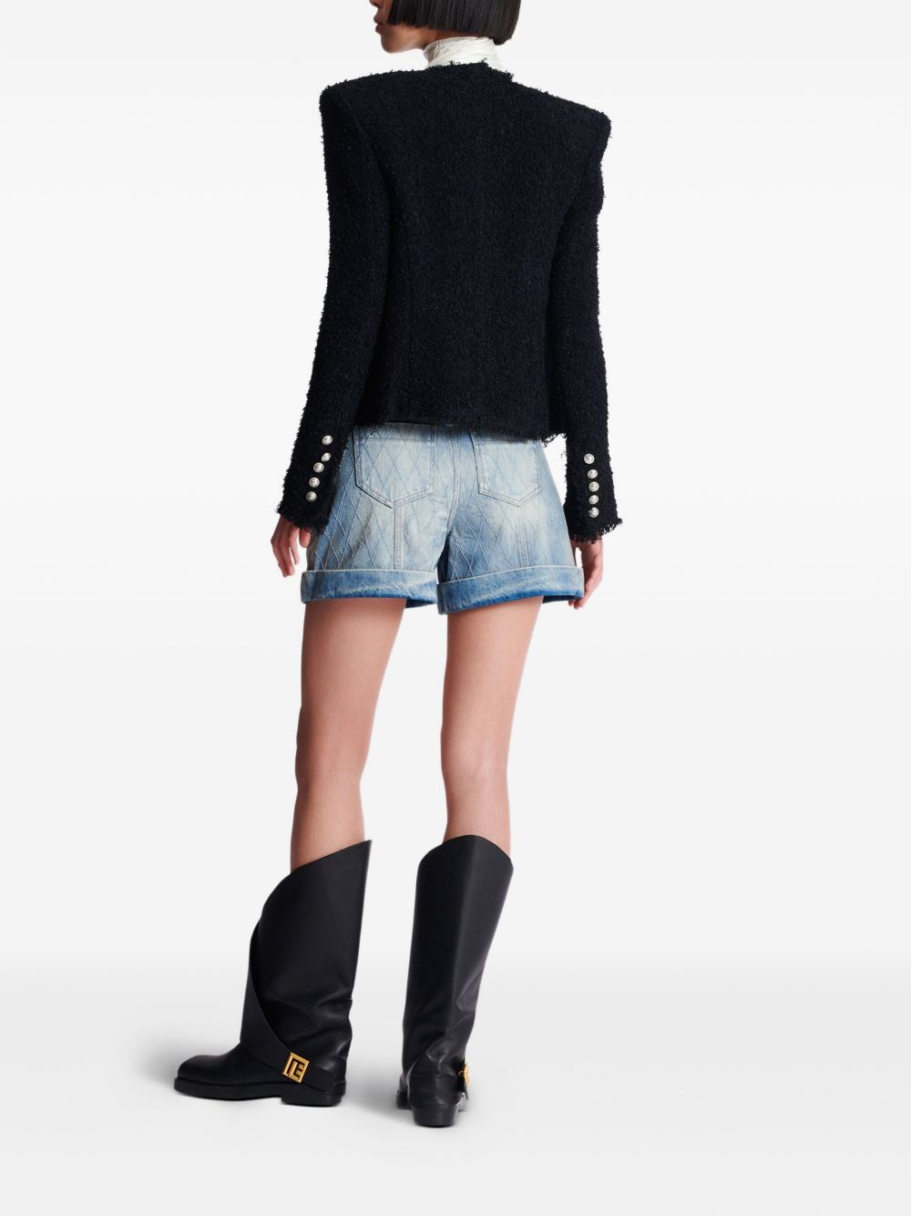 Balmain Jackets Black Polyamide