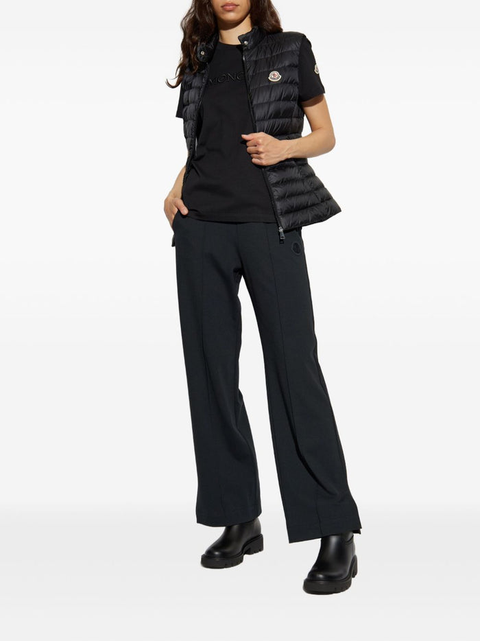 Moncler T-shirts and Polos Black Base Fabric: Cotton