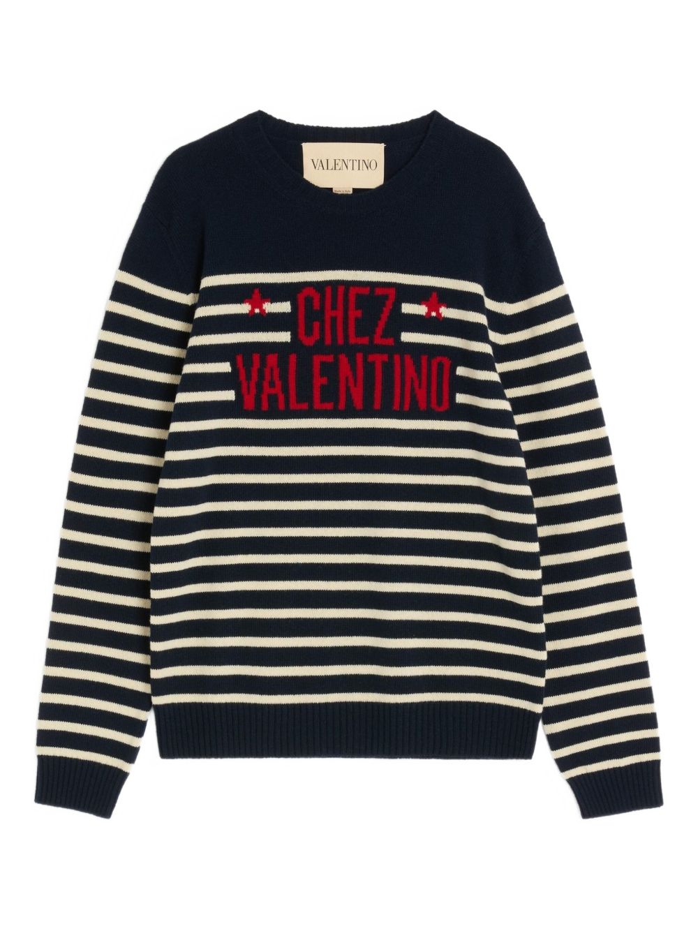 Valentino Sweaters Blue Wool