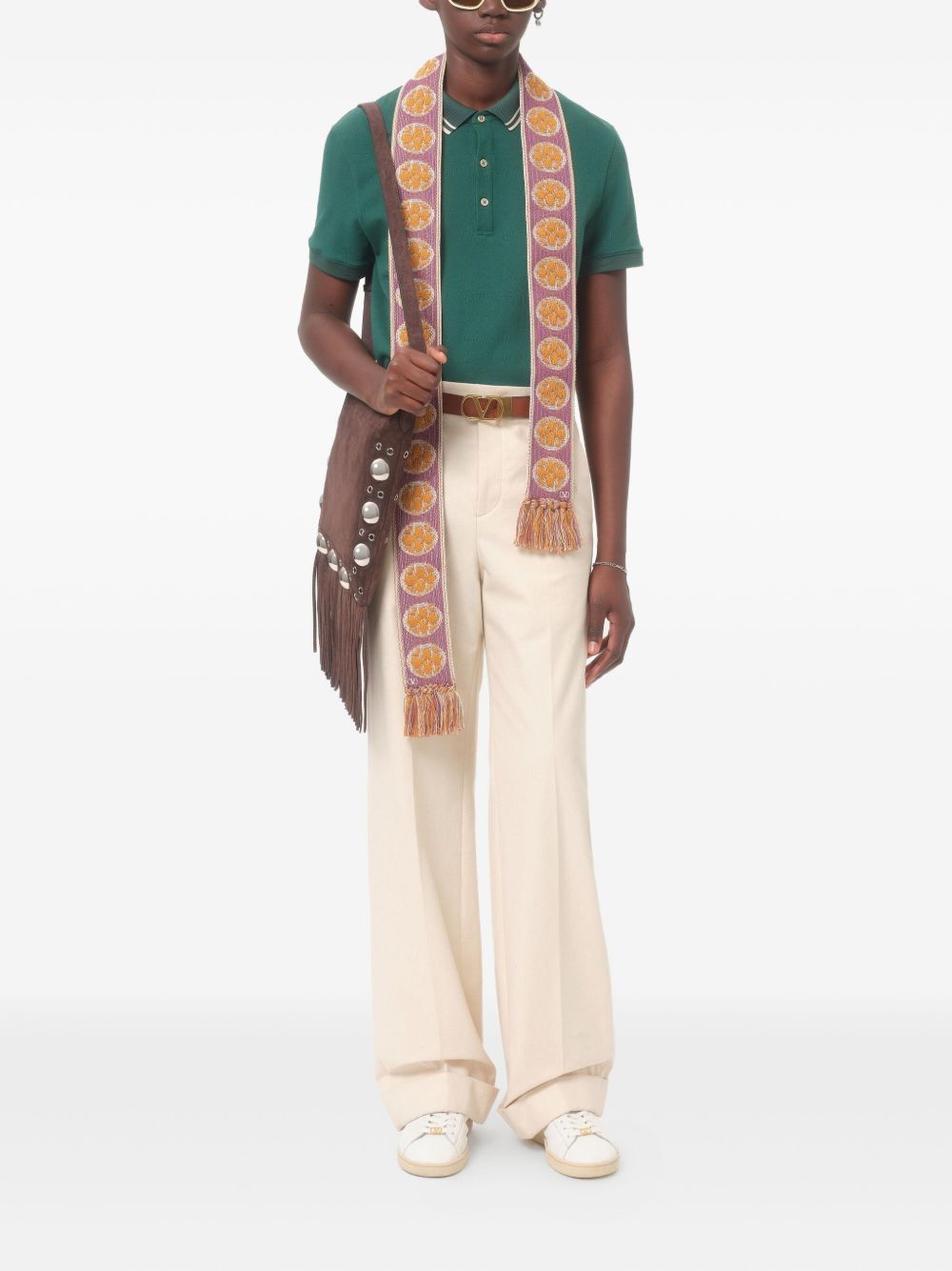 Valentino T-Shirts And Polos Green Cotton