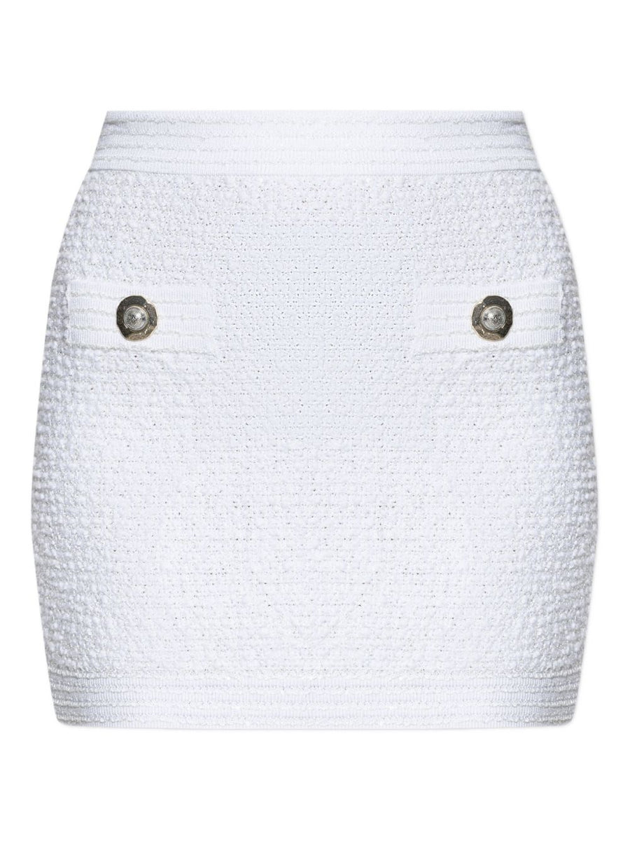 Balmain Tweed Mini Skirt
